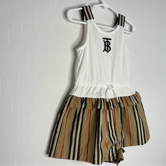 Burberry London Girls Iconic TB Rhonda Romper 2T - Picture 2 of 16